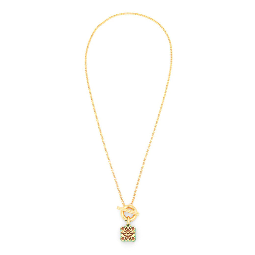 18K Anagram Pendant Necklace