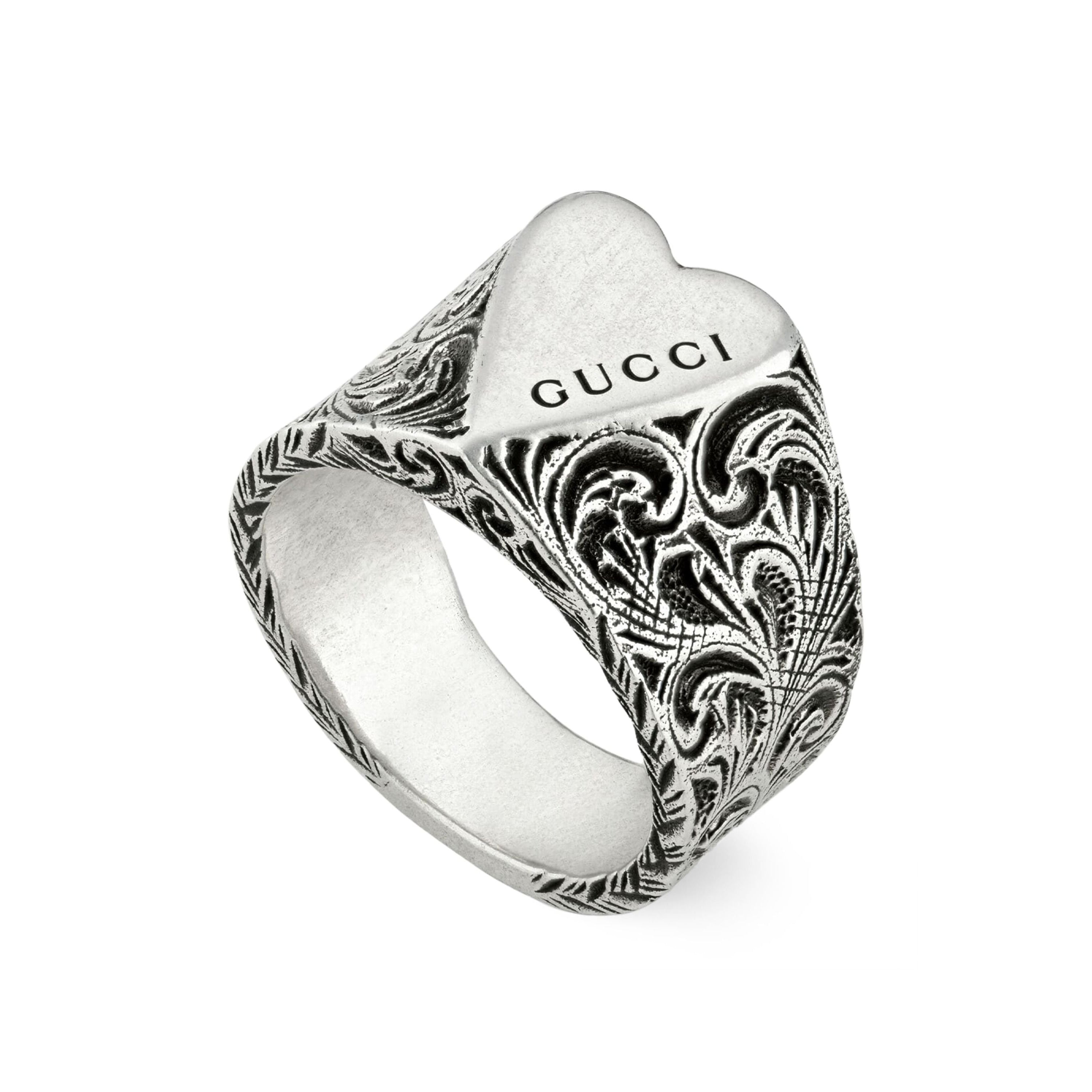Double G Heart Ring