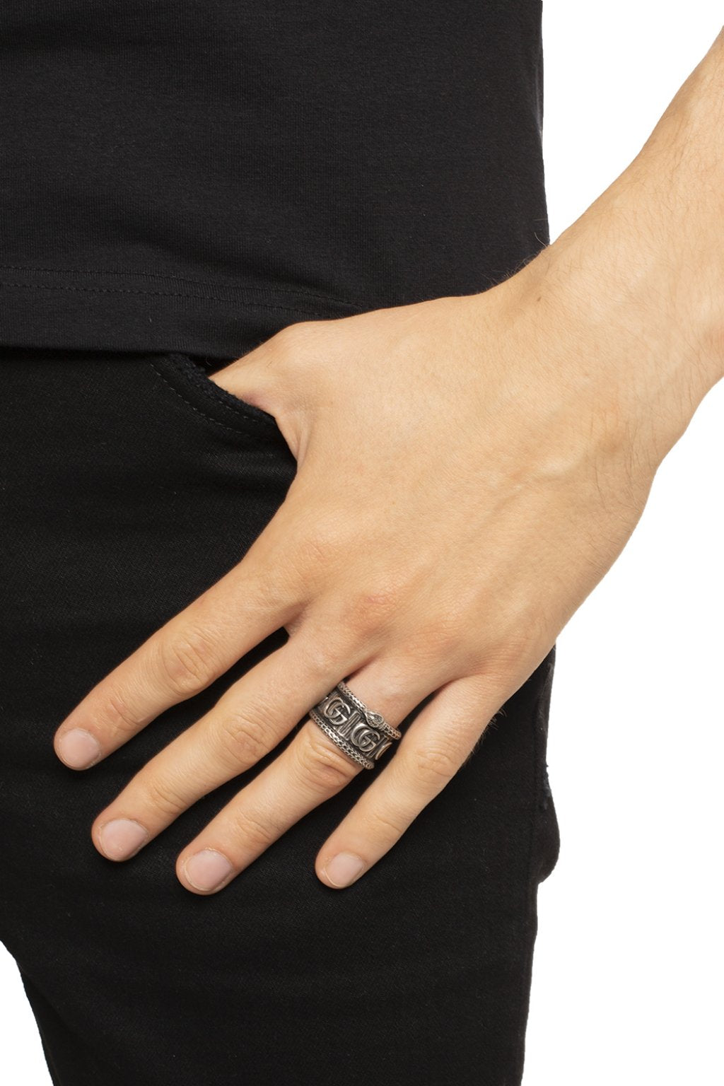 Double G Snake Ring