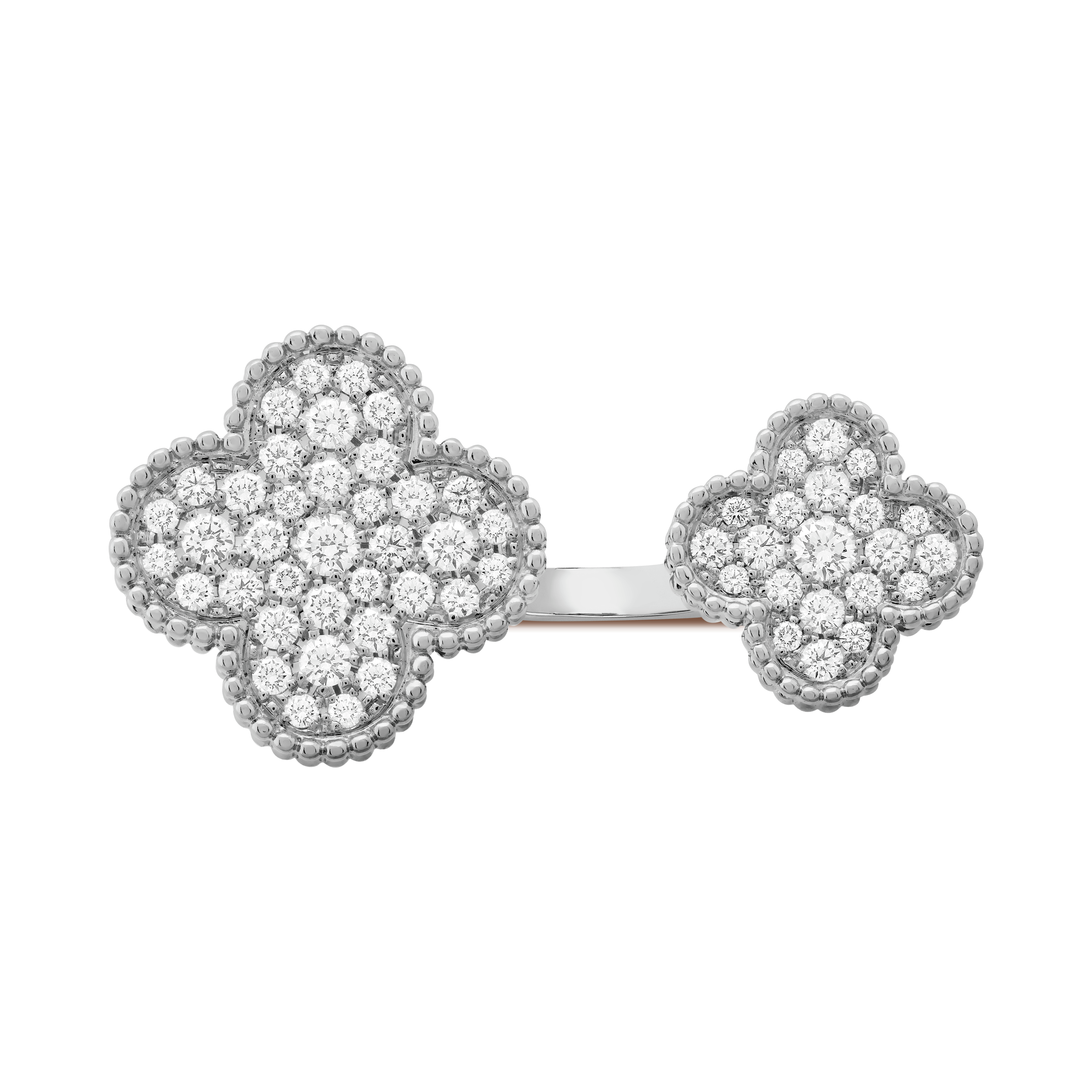 18K Magic Alhambra Diamond Ring