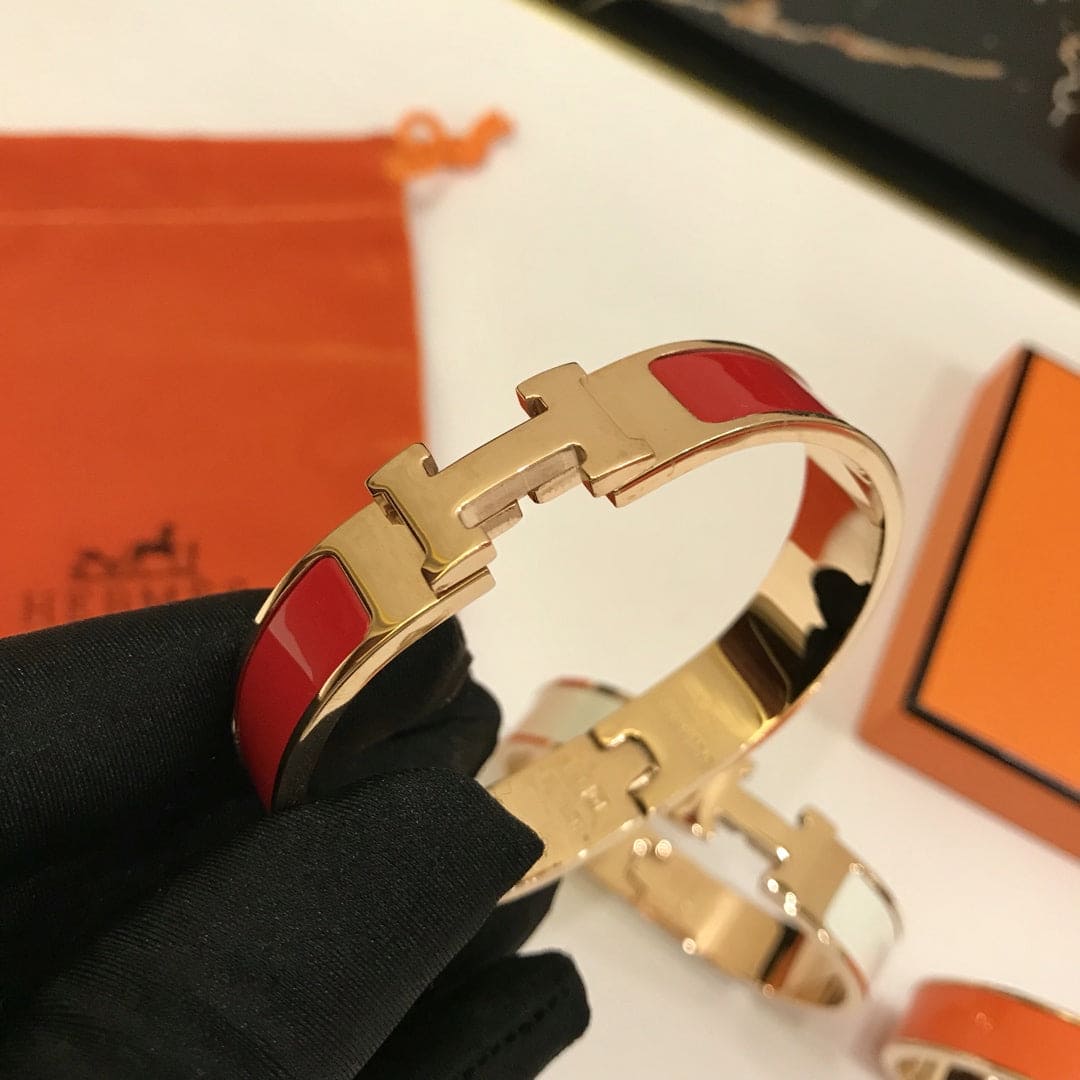 18K Clic H Red Bracelet