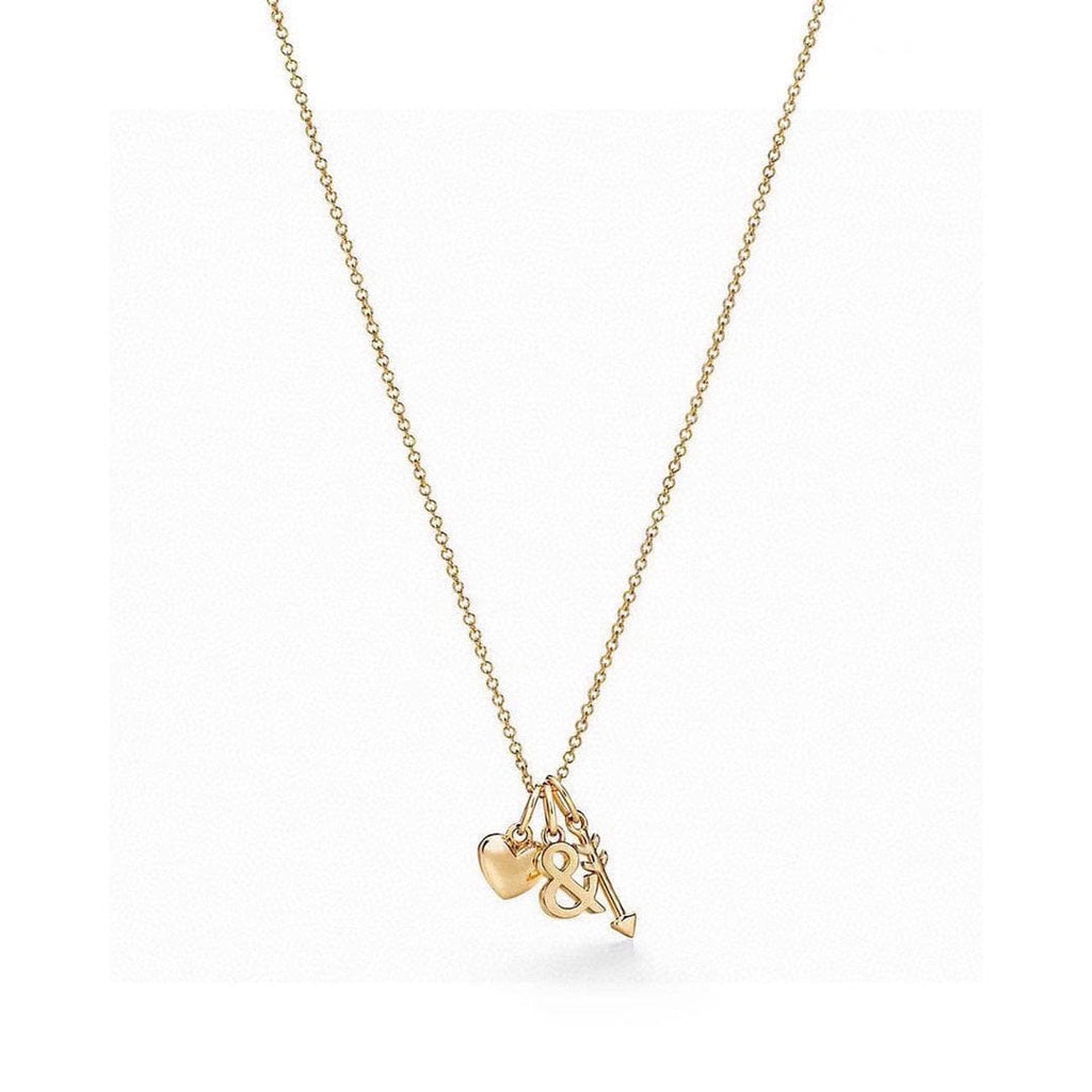 18K T Wine and Dine Pendant Necklace