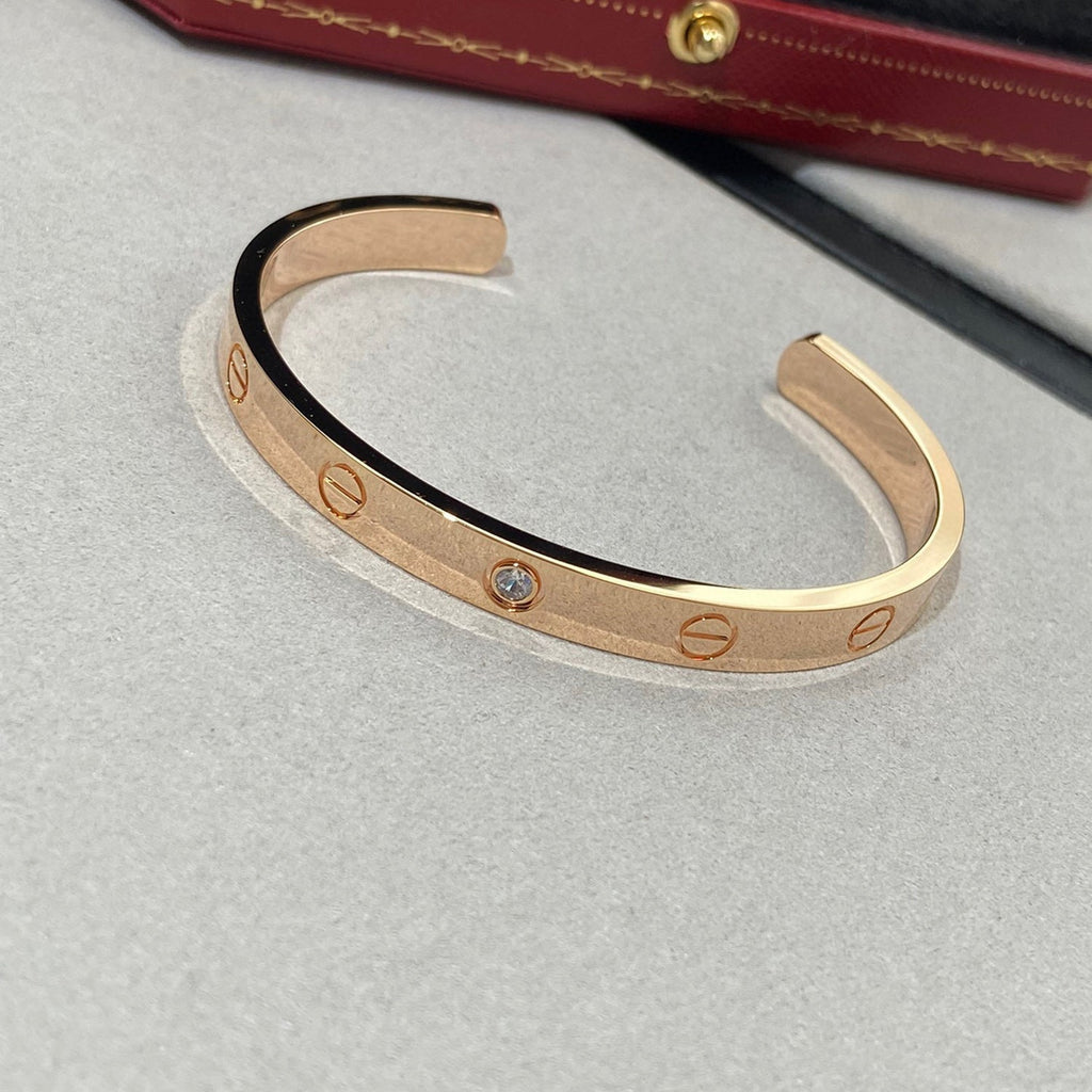 Bracelet Love Diamond Open Cuff