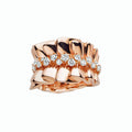 18K CD Archi Bar en Corolle Bague Ring
