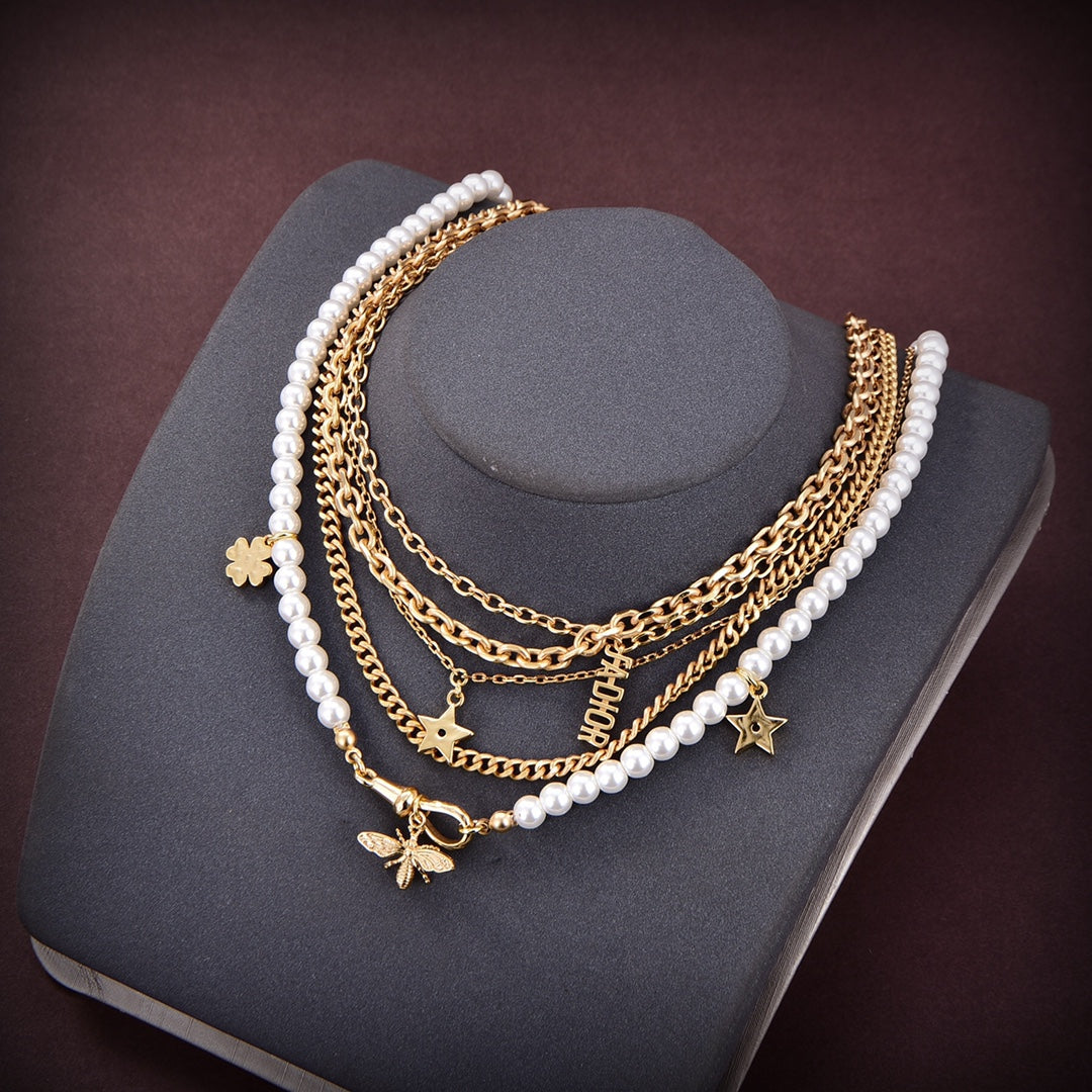 18K CD Tassel Necklace