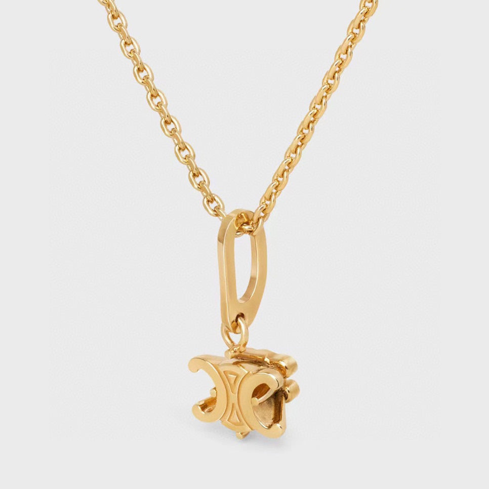 18K Triomphe Solitaire Necklace