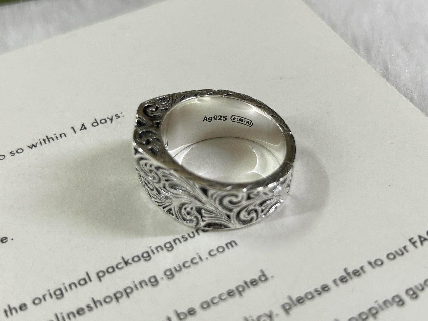 Double G Heart Ring