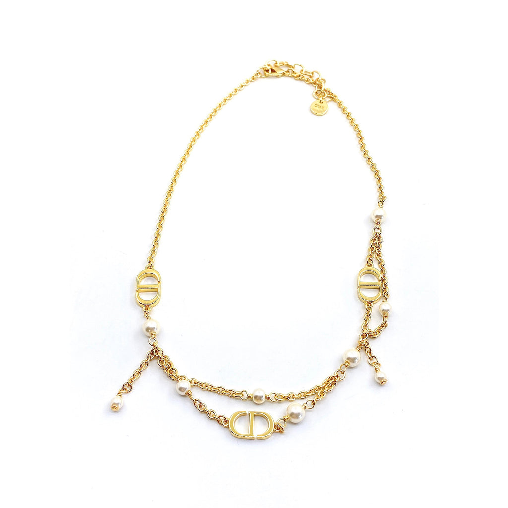 18K CD Pearl Necklace