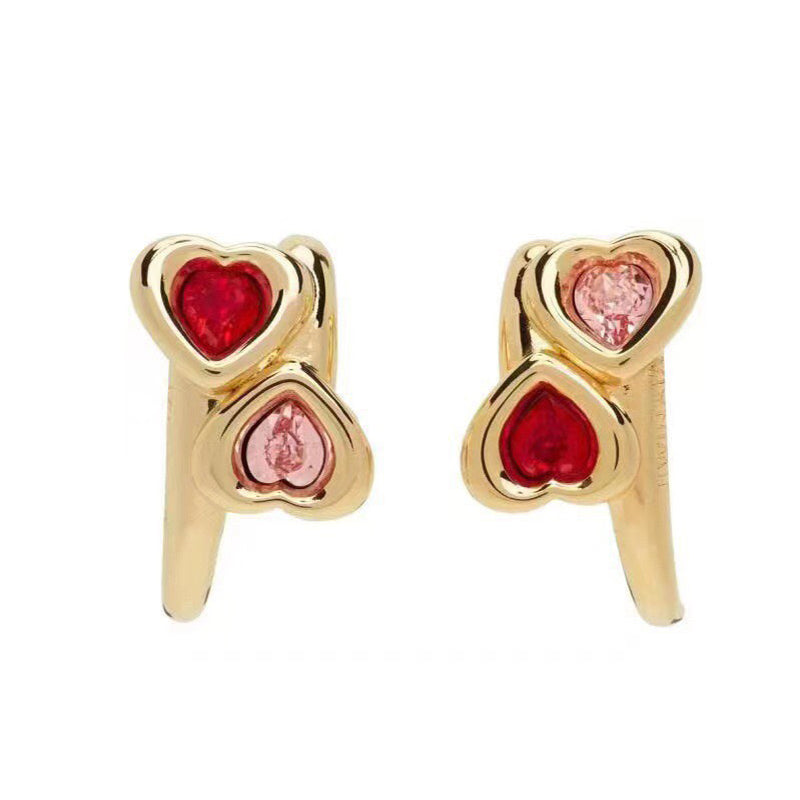 18K BV Crystals Earrings