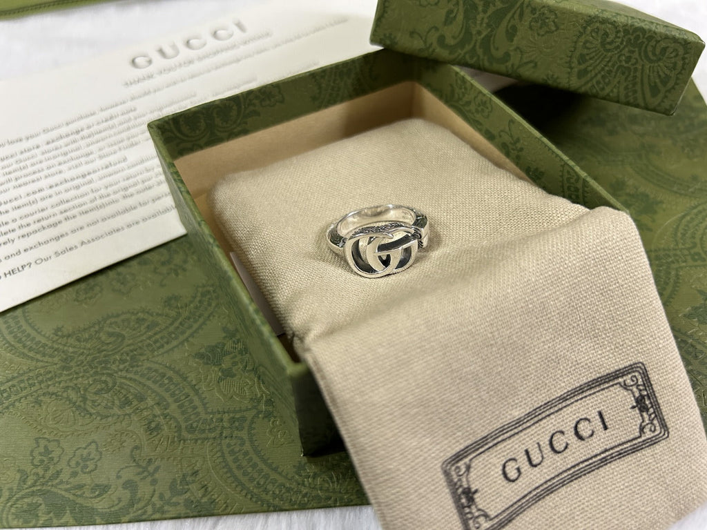 Double G Marmont Key Open Ring