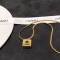 18K CC Pendant Necklace